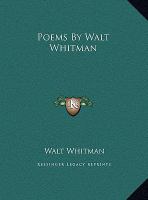 Poems by Walt Whitman cover