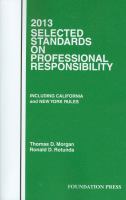Selected Standards on Professional Responsibility cover