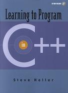 Learning to Program in C++ cover