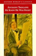 He Knew He Was Right cover