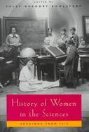 History of Women in the Sciences Readings from Isis cover