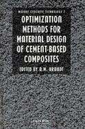 Optimization Methods for Material Design of Cement-Based Composites cover