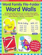 Word Family File-Folder Word Walls cover