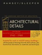 Architectural Details Classic Pages Form Architectural Graphic Standards 1940-1980 cover