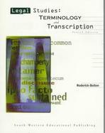 Legal Studies Terminology and Transcription cover