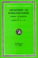 Roman Antiquities Dionysius (volume5) cover
