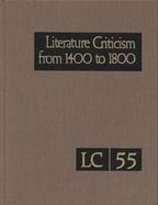 Literature Criticism from 1400 to 1800 Critical Discussion of the Works of Fifteenth-, Sixteenth-, Seventeenth-, and Eighteenth-Century Novelists, Poe cover
