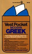 Vest Pocket Language Phrasebook Dictionary-Modern Greek cover