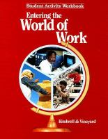 Entering the World of Work cover