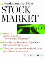 Fundamentals of the Stock Market cover