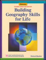 World Geography Building Geography Skills for Life Teacher Annotated Edition (Glencoe social studies) cover