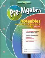 Pre-Algebra, Noteables: Interactive Study Notebook with Foldables cover