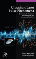 Ultrashort Laser Pulse Phenomena cover