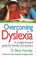Overcoming Dyslexia cover