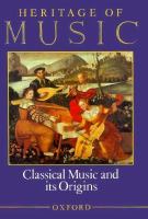 Heritage of Music: Classical Music and Its Origins cover