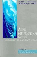 Asian International Waters: From Ganges-Brahmaputra to Mekong cover