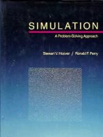 Simulation A Problem Solving Approach cover