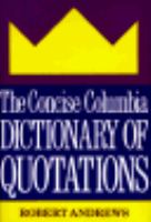 The Concise Columbia Dictionary of Quotations cover