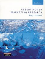 Essentials of Marketing Research cover