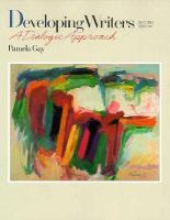 Developing Writers: A Dialogic Approach cover