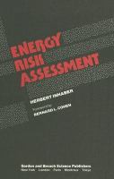 Energy Risk Assessment cover
