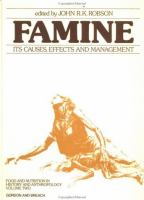 Famine, Its Causes, Effects, and Management (volume2) cover