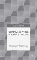 Communicating Politics Online cover