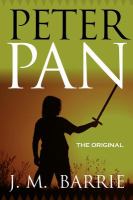 Peter Pan - the Original cover