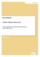 Online Market Research cover