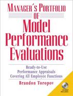 Manager's Portfolio of Model Performance Evaluations with CDROM cover