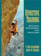 Effective Training: Systems, Strategies and Practices cover