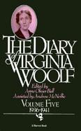The Diary of Virginia Woolf 1936-1941 (volume5) cover