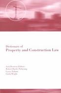 Dictionary of Property and Construction Law cover