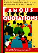 Famous Black Quotations cover
