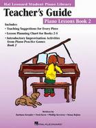 Hal Leonard Student Piano Library Teacher's Guide Piano Lessons Book 2 cover
