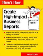Create High Impact Business Reports cover