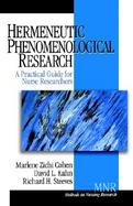 Hermeneutic Phenomenological Research A Practical Guide for Nurse Researchers cover