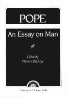 Pope An Essay on Man cover