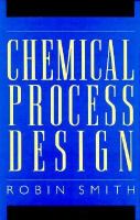 Chemical Process Design cover