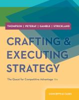 Crafting and Executing Strategy cover