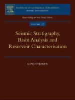 Seismic Stratigraphy Basin Analysis and Reservoir Characterisation cover