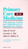 Primary Care Medicine: With Quarterly Updates and Critical Review of Important New Studies cover