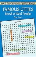 Famous Cities Search-A-Word Puzzles cover