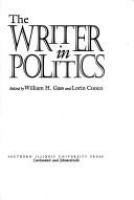 The Writer in Politics cover