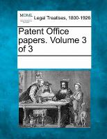 Patent Office Papers cover