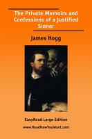 The Private Memoirs and Confessions of a Justified Sinner Easyread Large Edition cover