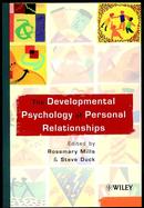 Developmental Psychology of Personal Relationships cover