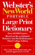 Webster's New World<sup><small>TM</small></sup> Portable Large Print Dictionary cover