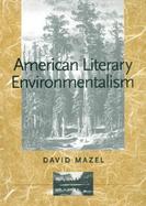 American Literary Environmentalism cover