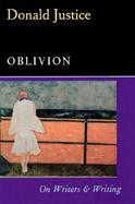 Oblivion: On Writers & Writing cover